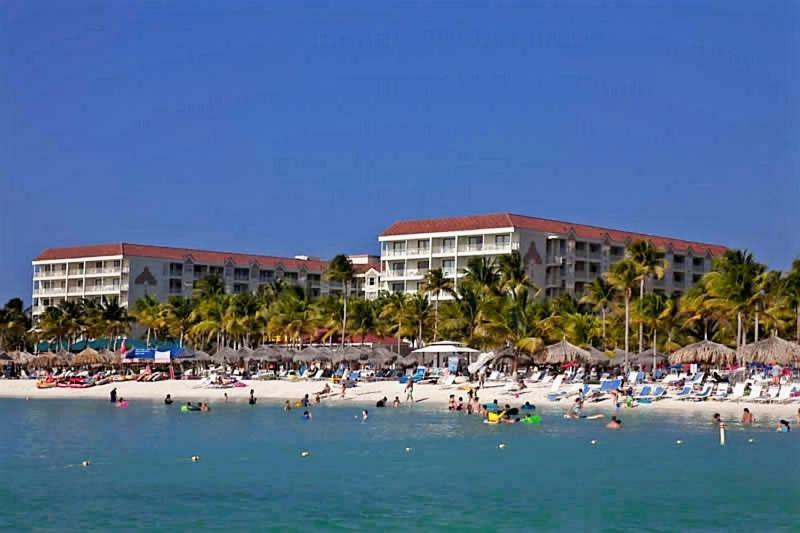 شقة Marriott Aruba Surf And Ocean Beachfront Clubs شاطئ بالم المظهر الخارجي الصورة